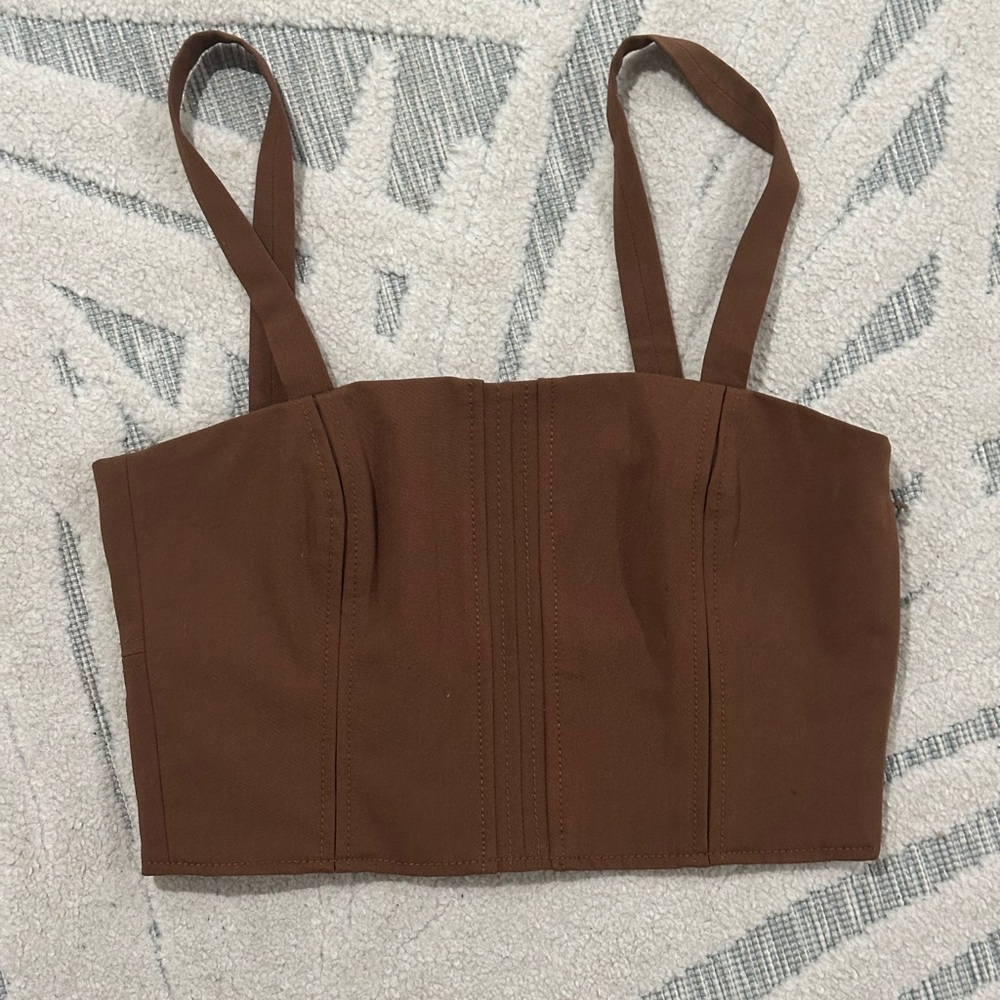 Zara Corset Crop Top
